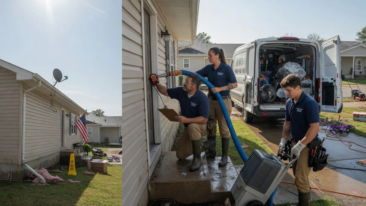 Ceiling Water Damage Restoration in Higden, AR near me